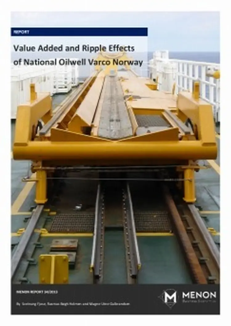 Rapport 34 2012 ringvirkning og verdiskapingsanalyse av nov
