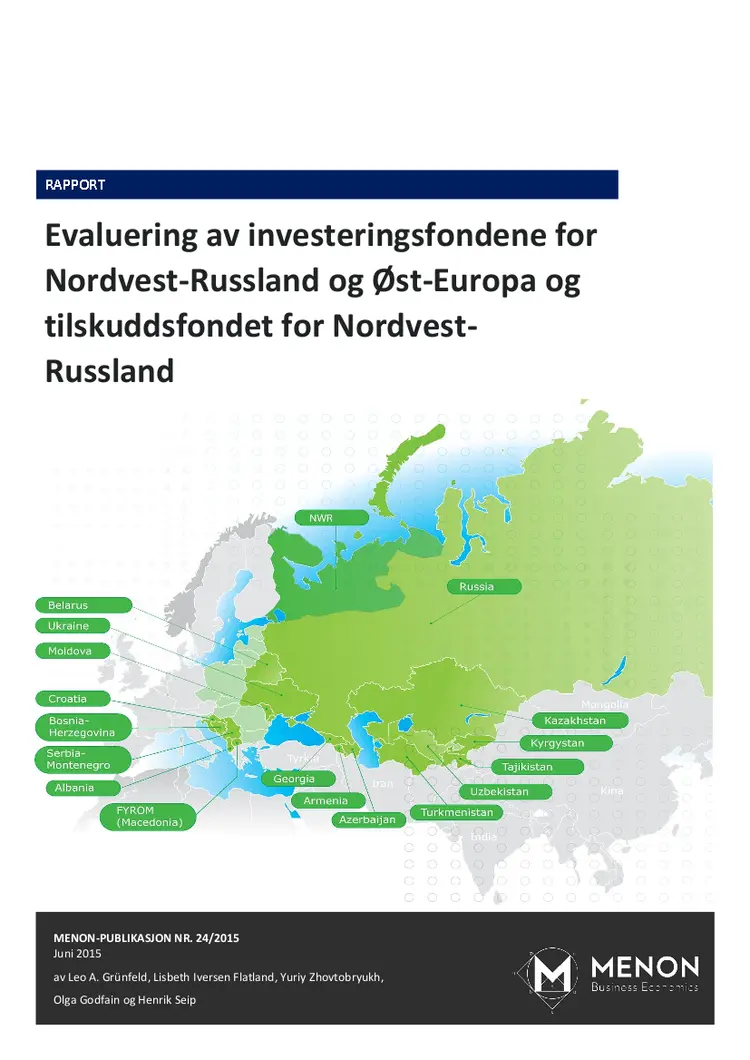 Evaluering av ose nvr og tilskuddsfond