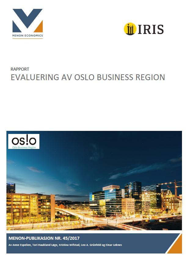 Evaluering av Oslo Business Region