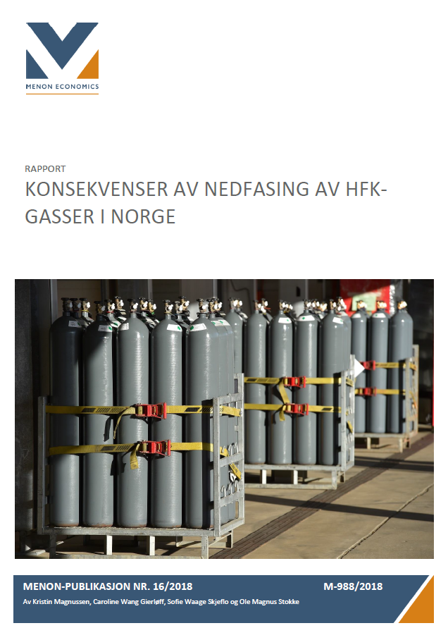 Konsekvenser av nedfasing av HFK-gasser i Norge