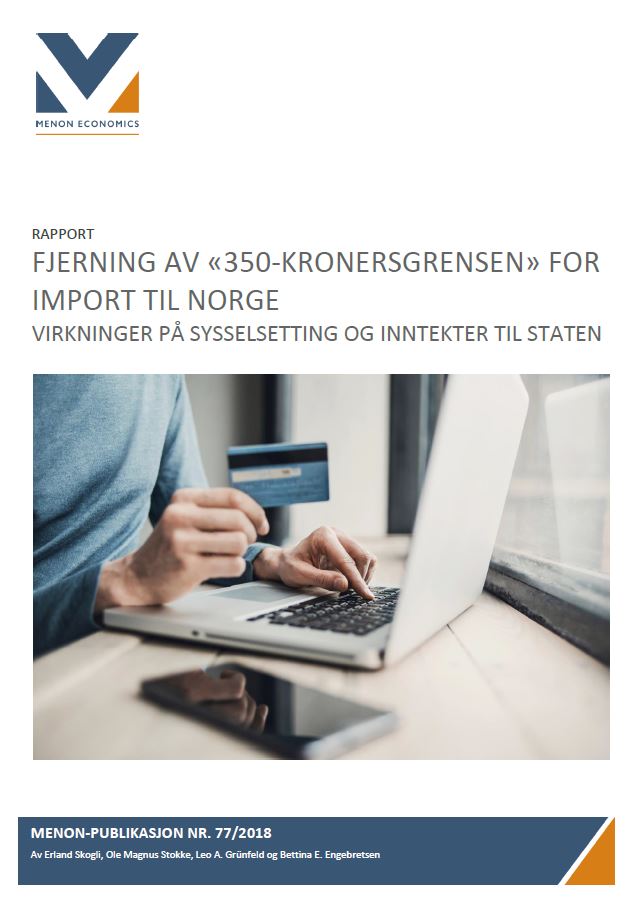 Fjerning av «350 – kronersgrensen» for import til Norge
