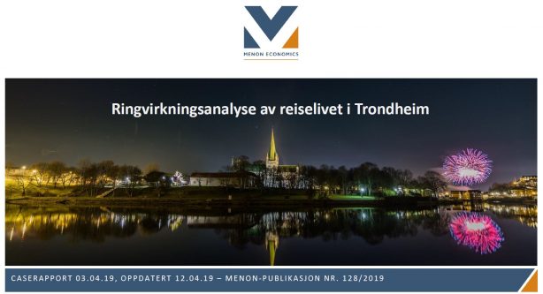Ringvirkningsanalyse av reiselivet i Trondheim