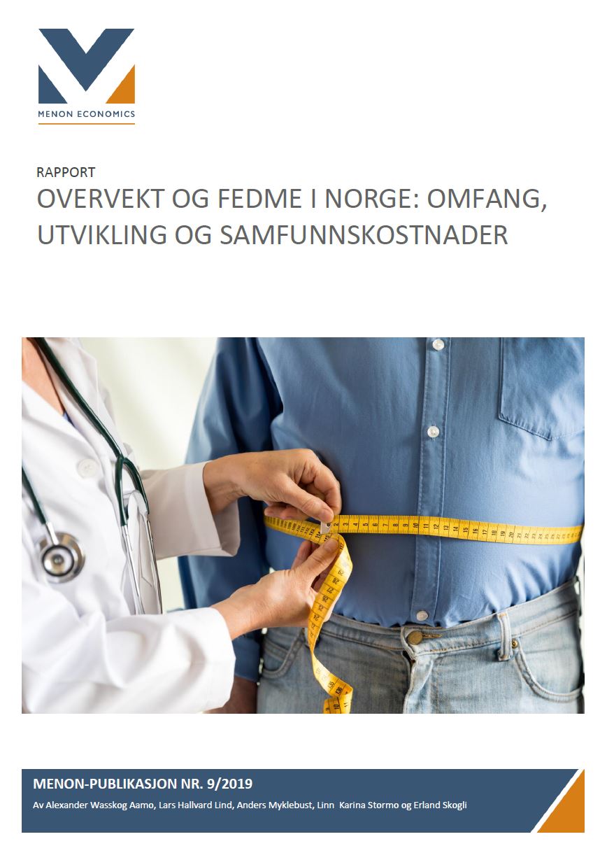 Overvekt og fedme i Norge: Omfang, utvikling og samfunnskostnader