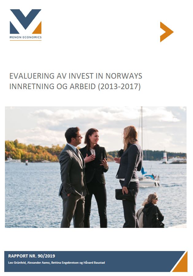 Evaluering av invest in Norways innretning og arbeid (2013-2017)