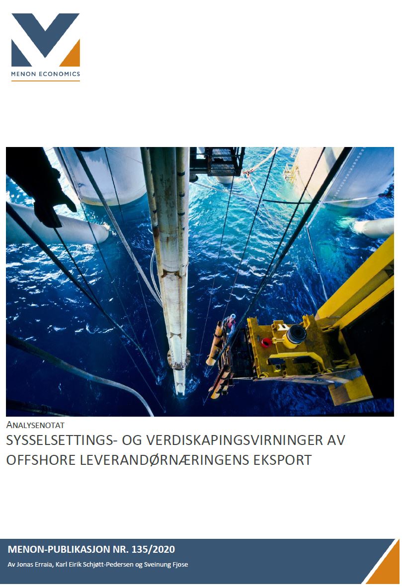 Sysselsettings- og verdiskapingsvirkninger av offshore leverandørnæringens eksport
