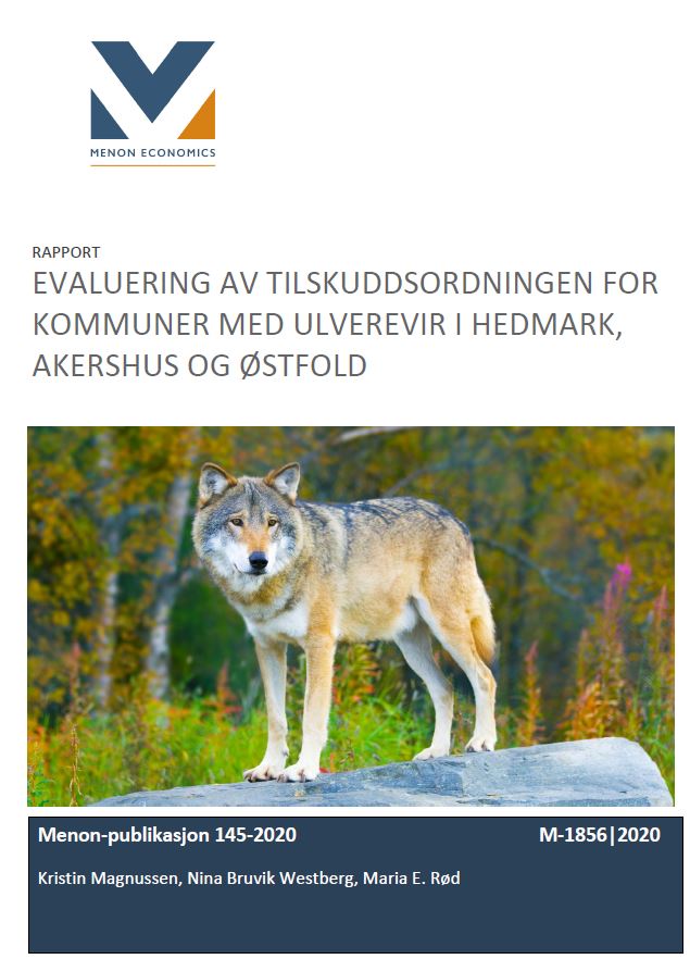 Evaluering av tilskuddsordningen for kommuner med ulverevir i Hedmark, Akershus og Østfold