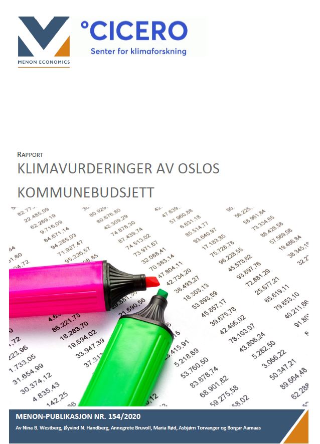 Klimavurderinger av Oslos kommunebudsjett