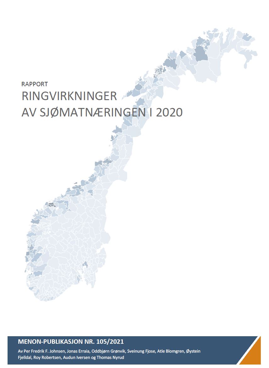 Ringvirkninger av norsk sjømatnæring i 2020