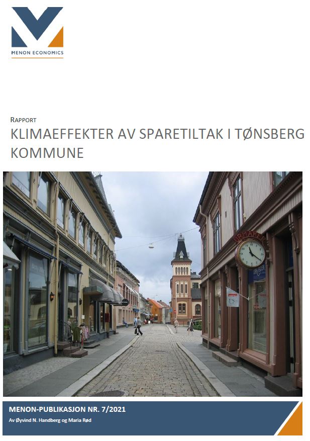 Klimaeffekter av sparetiltak i Tønsberg kommune