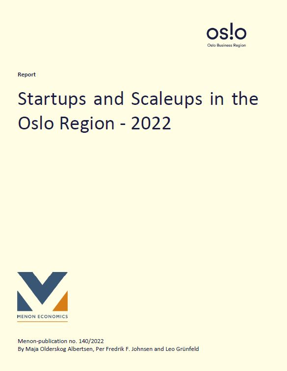 Startups and Scaleups in the Oslo region – 2022