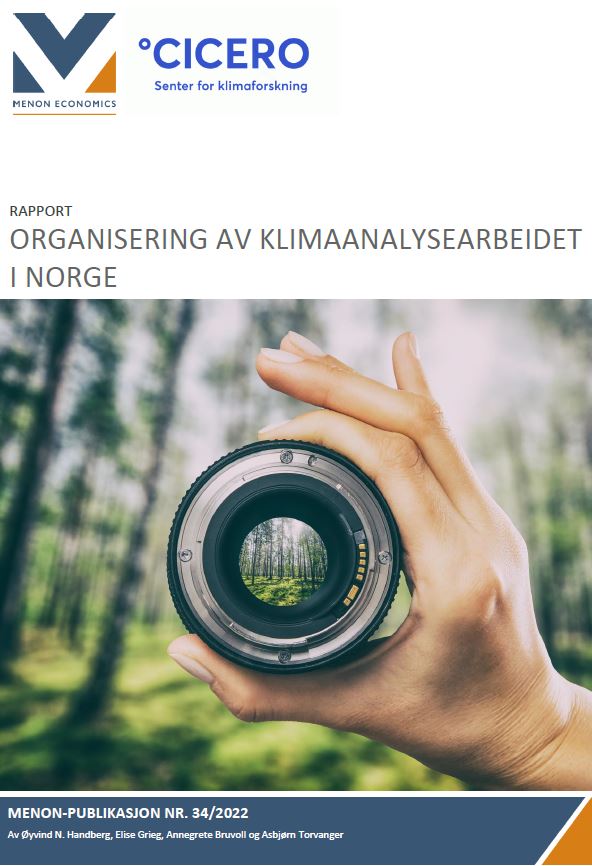 Organisering av klimaanalysearbeidet i Norge