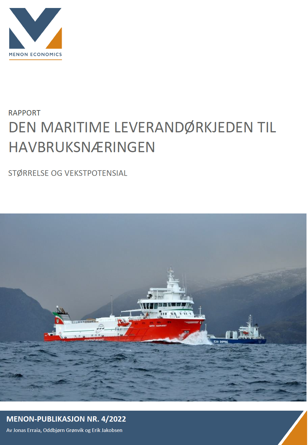 Den maritime leverandørkjeden til havbruksnæringen