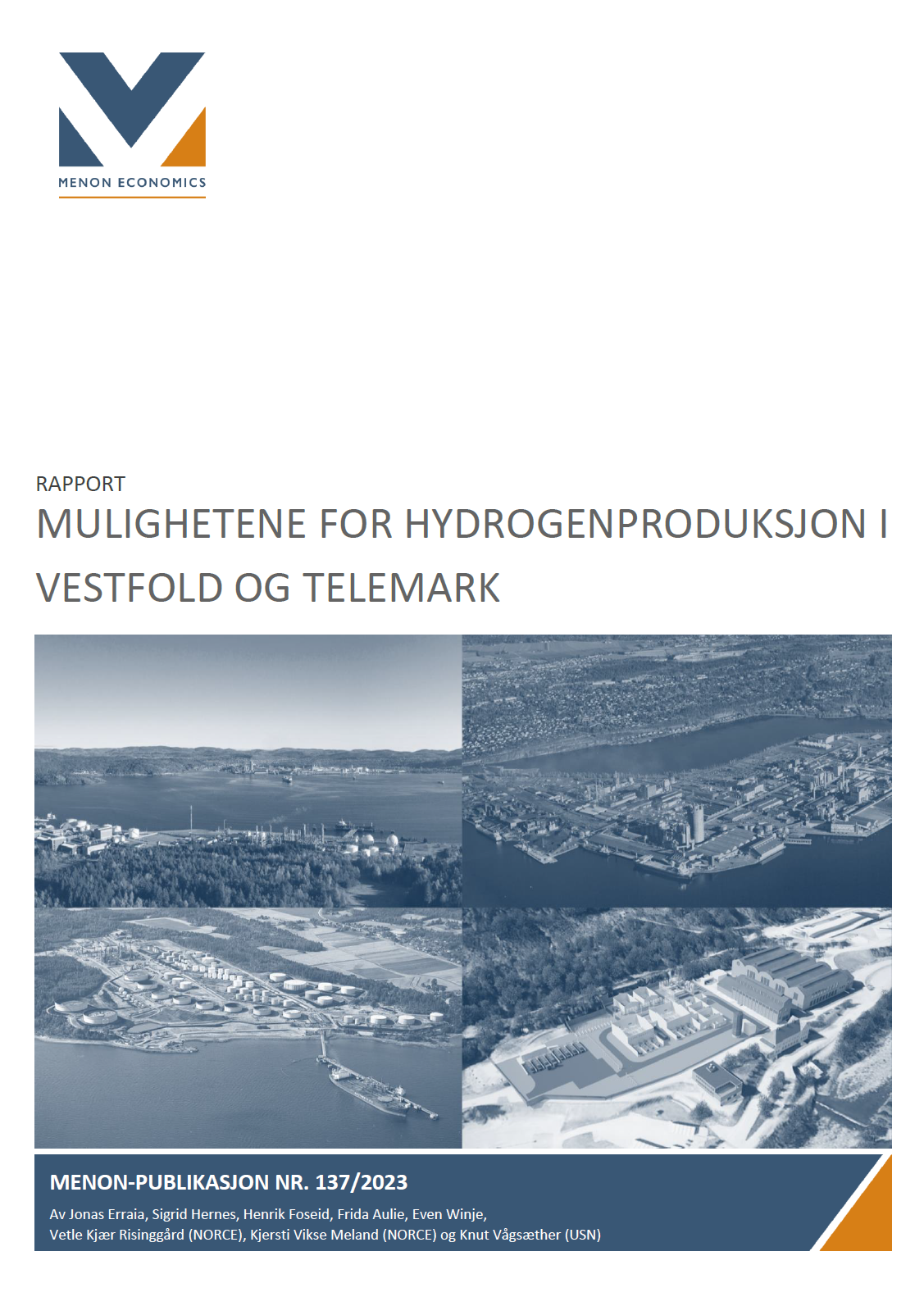 Mulighetene for hydrogenproduksjon i Vestfold og Telemark