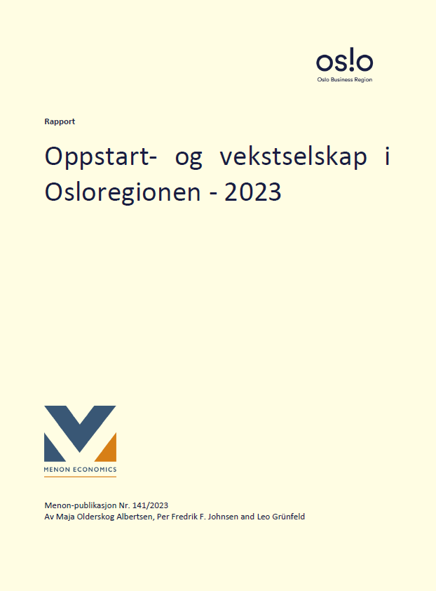 Oppstart- og vekstselskap i Osloregionen – 2023