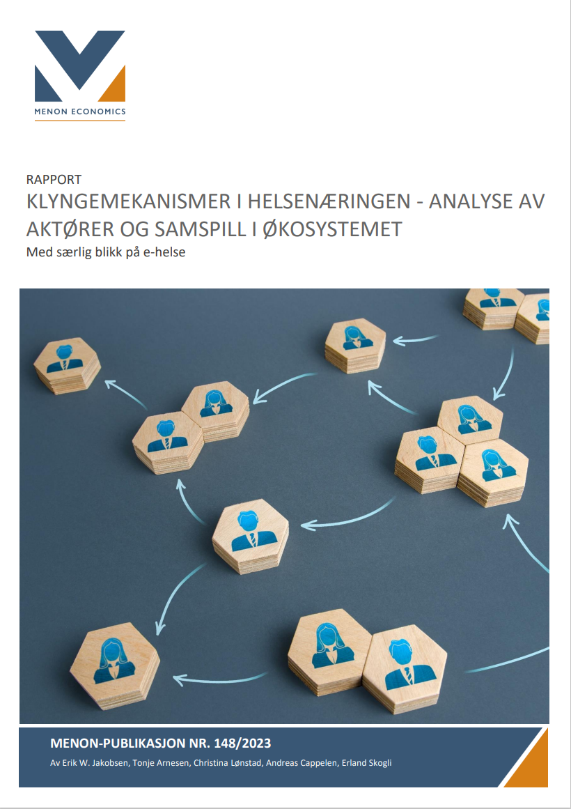 Klyngemekanismer i helsenæringen – analyse av aktører og samspill i økosystemet