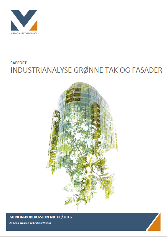 Industrianalyse: Grønne tak og fasader