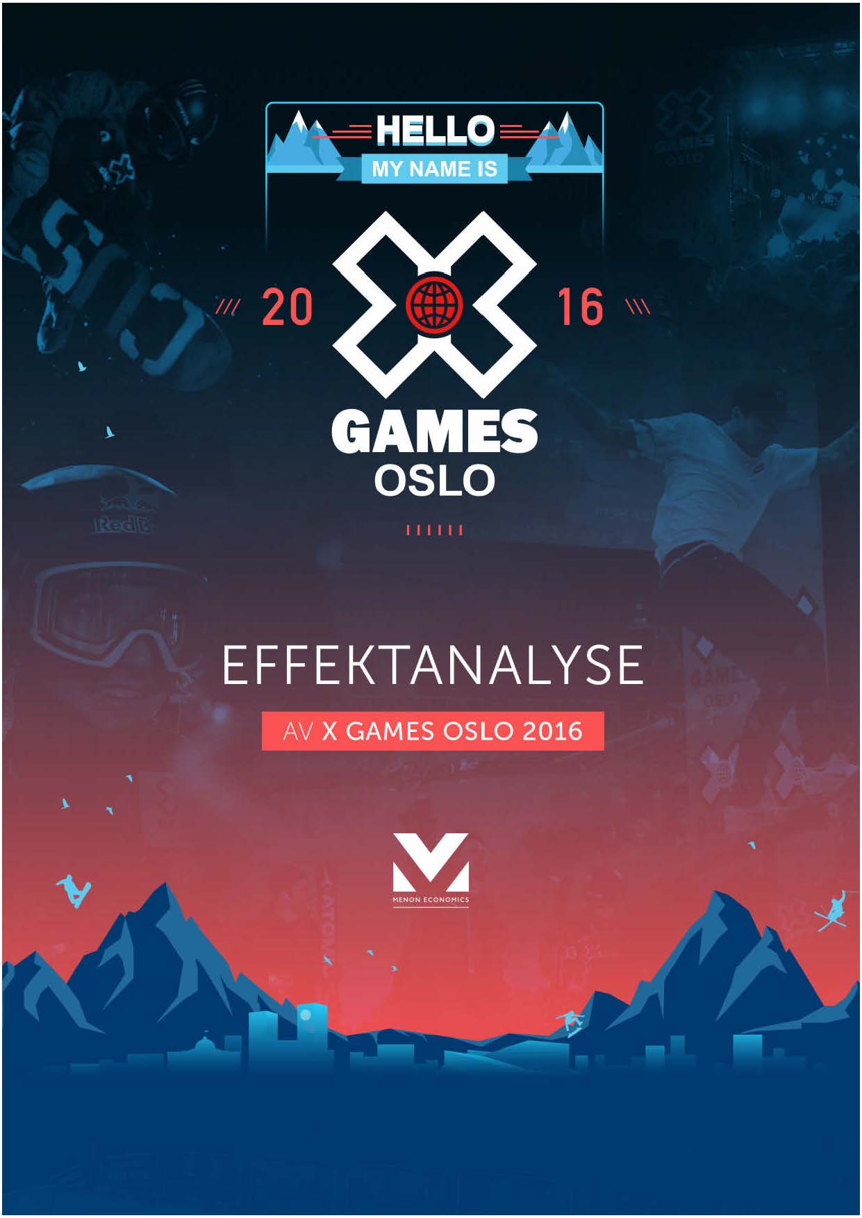 Effektanalyse av X Games i Oslo 2016