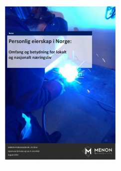 Personlig eierskap i Norge: Omfang og betydning for lokalt og nasjonalt næringsliv
