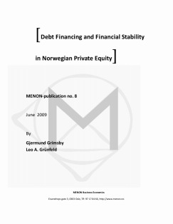 Debt Financing and Financial Stability in Norwegian Private Equity