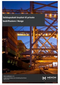 Selskapsskatt knyttet til private bedriftseiere i Norge