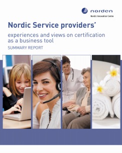 Nordic service providers’experiences and views on certification as a business tool